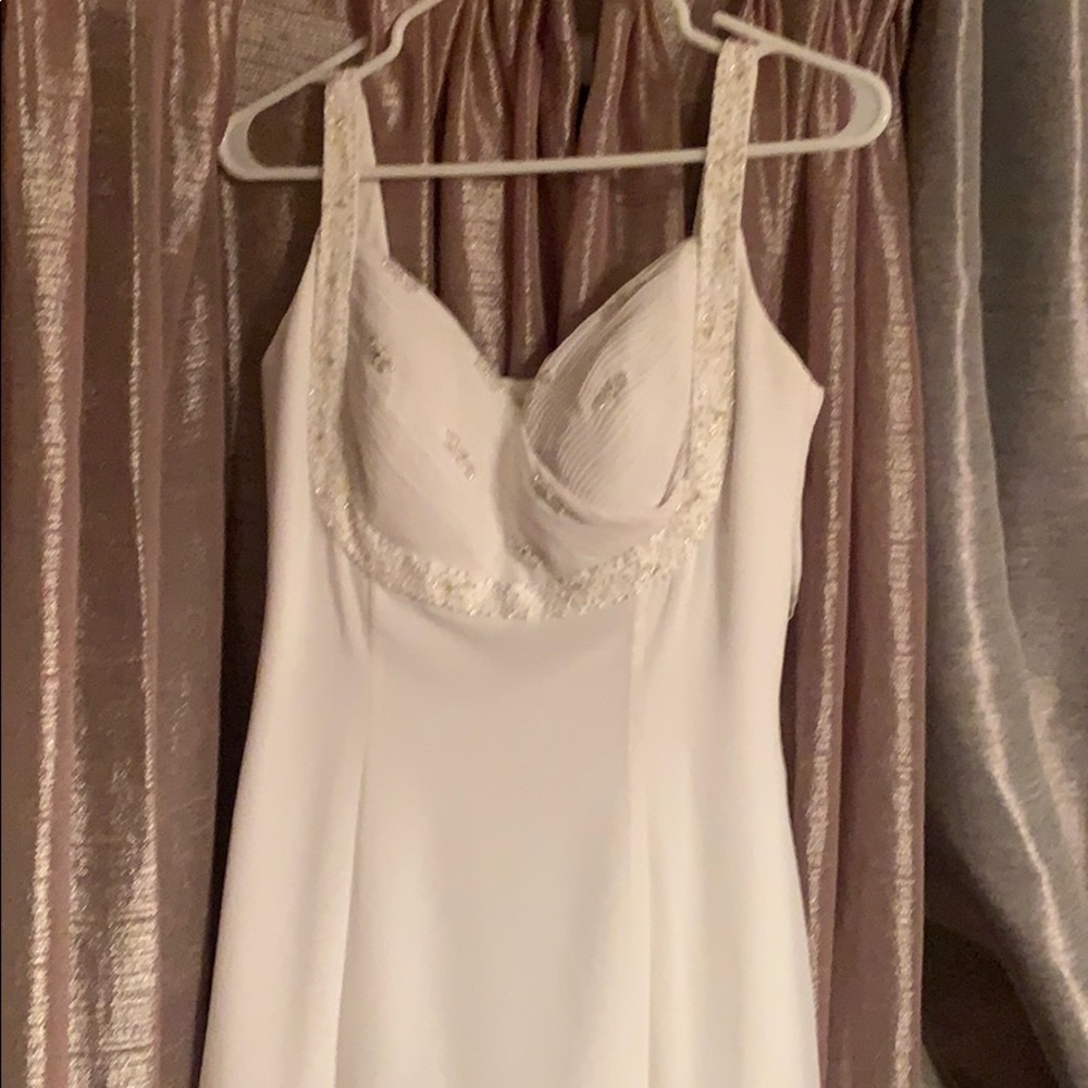 White long dress